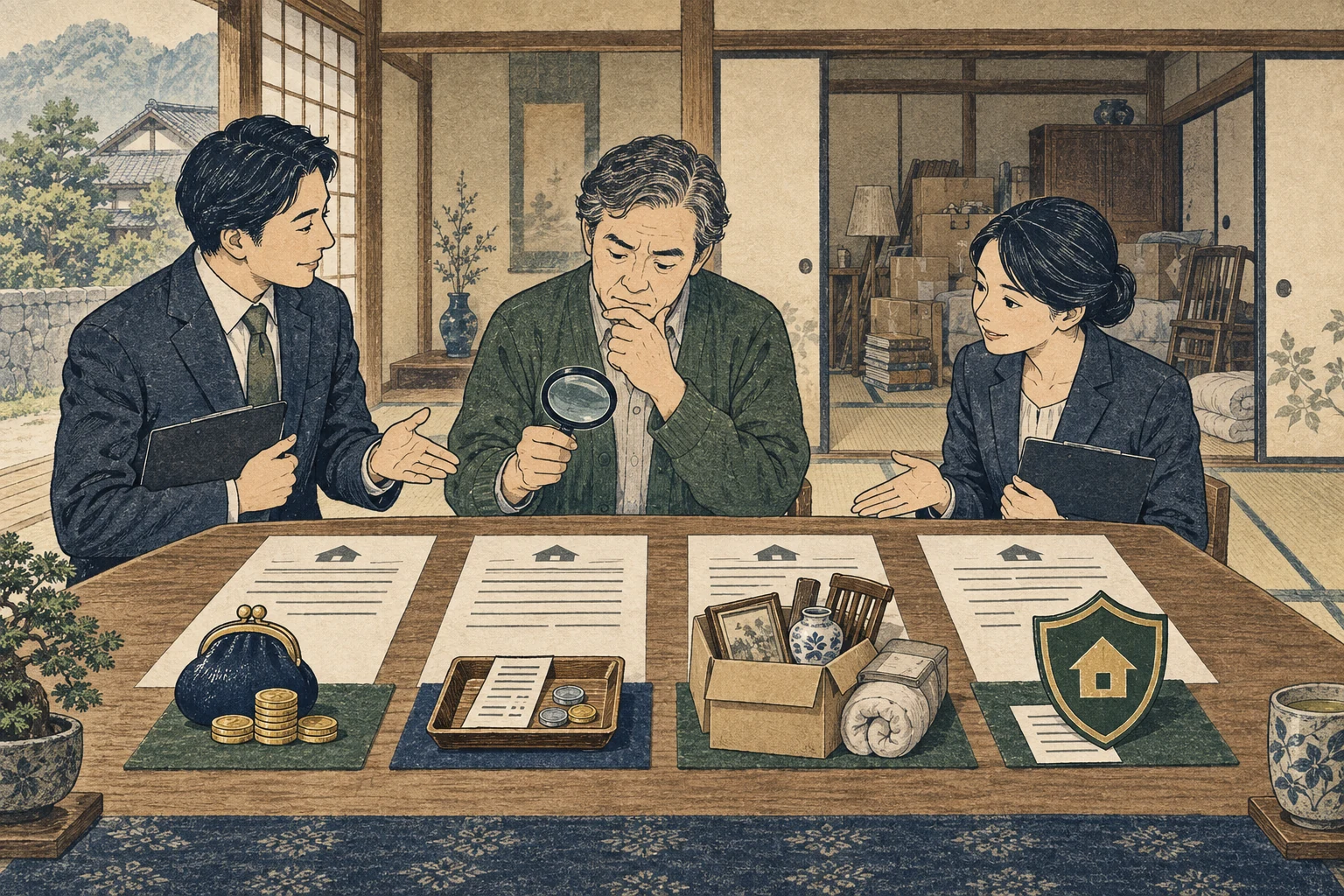 空き家の買取候補を手取り、残置物、境界、決済条件で比較する所有者