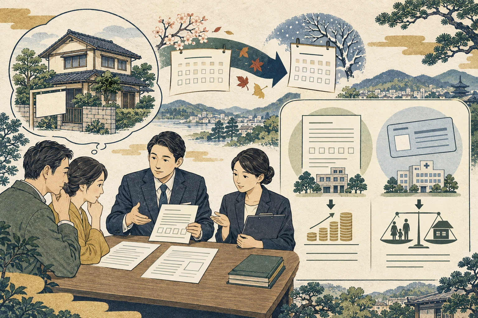 不動産売却後の住民税と健康保険料の確認時期を整理する売主